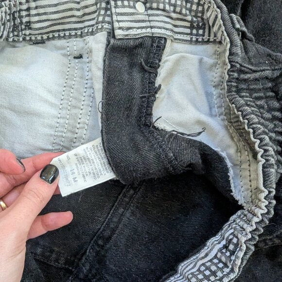 LEE BLACK WASH VINTAGE BAGGY DENIM SHORTS - Picture 4 of 5